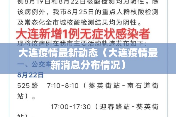 大连疫情最新动态（大连疫情最新消息分布情况）