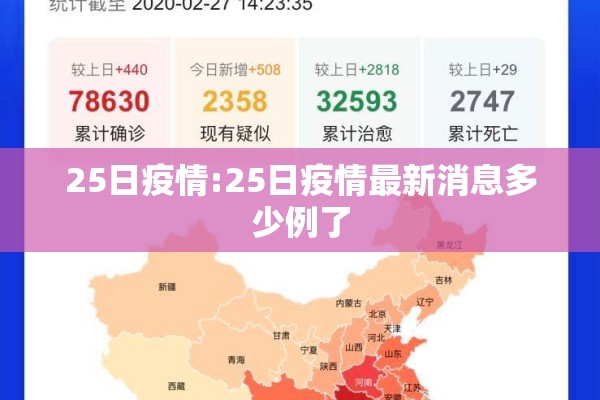 25日疫情:25日疫情最新消息多少例了 25日疫情:25日疫情最新消息多少例了