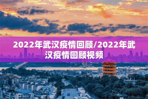 2022年武汉疫情回顾/2022年武汉疫情回顾视频