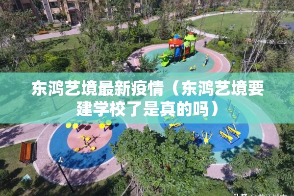 东鸿艺境最新疫情（东鸿艺境要建学校了是真的吗）