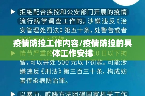 疫情防控工作内容/疫情防控的具体工作安排 疫情防控工作内容/疫情防控的具体工作安排