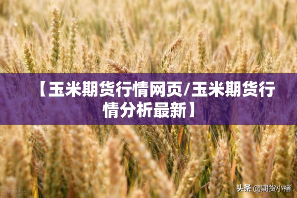 【玉米期货行情网页/玉米期货行情分析最新】 【玉米期货行情网页/玉米期货行情分析最新】