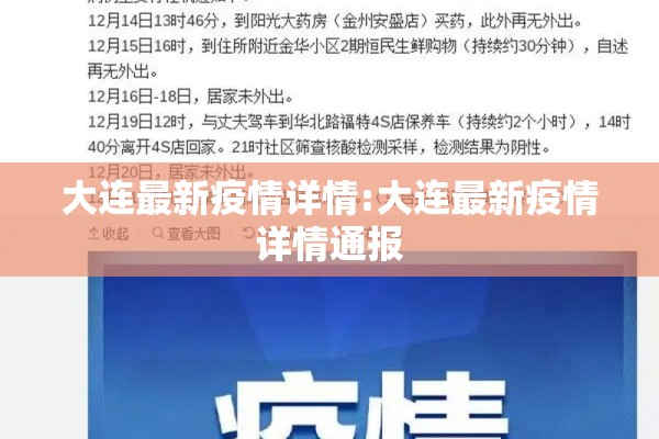 大连最新疫情详情:大连最新疫情详情通报 大连最新疫情详情:大连最新疫情详情通报
