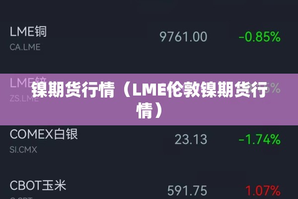镍期货行情(LME伦敦镍期货行情) 镍期货行情(LME伦敦镍期货行情)