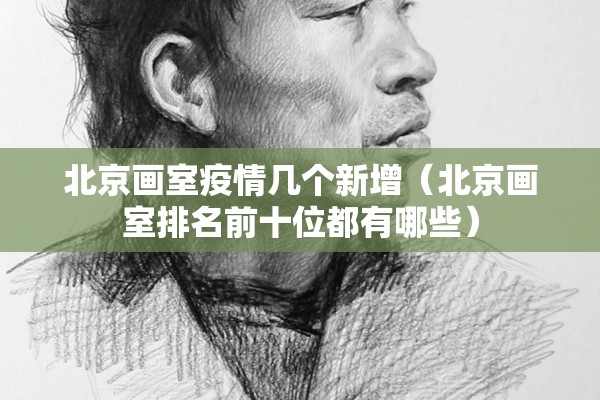 北京画室疫情几个新增(北京画室排名前十位都有哪些) 北京画室疫情几个新增(北京画室排名前十位都有哪些)