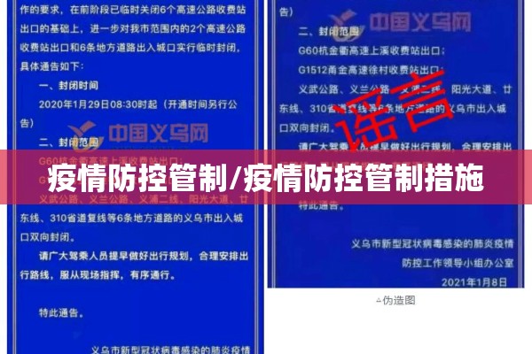 疫情防控管制/疫情防控管制措施