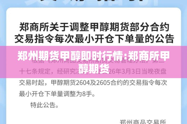 郑州期货甲醇即时行情:郑商所甲醇期货 郑州期货甲醇即时行情:郑商所甲醇期货