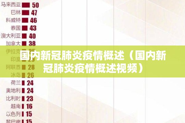 国内新冠肺炎疫情概述（国内新冠肺炎疫情概述视频）