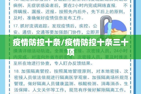 疫情防控十条/疫情防控十条三十项 疫情防控十条/疫情防控十条三十项