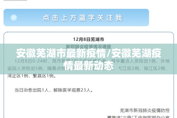 安徽芜湖市最新疫情/安徽芜湖疫情最新动态
