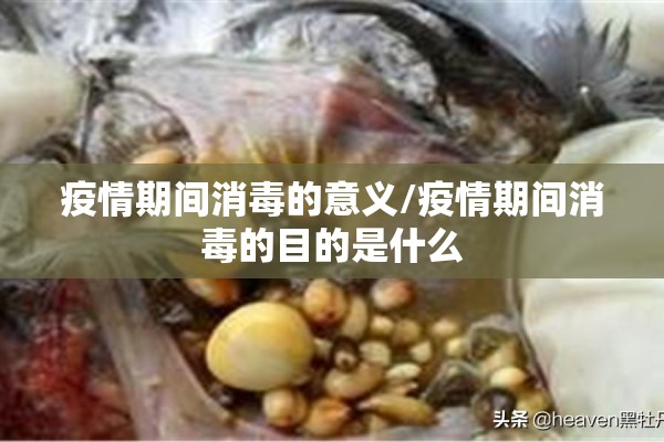 疫情期间消毒的意义/疫情期间消毒的目的是什么 疫情期间消毒的意义/疫情期间消毒的目的是什么