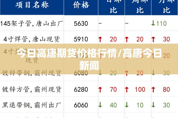 今日高唐期货价格行情/高唐今日新闻 今日高唐期货价格行情/高唐今日新闻