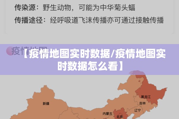 【疫情地图实时数据/疫情地图实时数据怎么看】