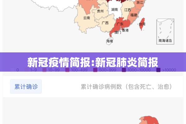 新冠疫情简报:新冠肺炎简报 新冠疫情简报:新冠肺炎简报
