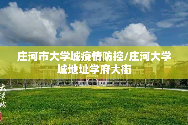 庄河市大学城疫情防控/庄河大学城地址学府大街 庄河市大学城疫情防控/庄河大学城地址学府大街