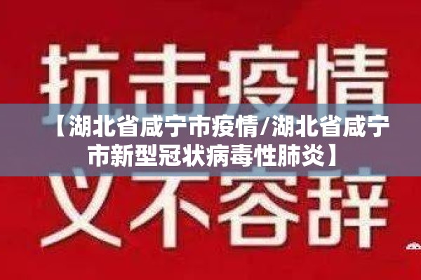 【湖北省咸宁市疫情/湖北省咸宁市新型冠状病毒性肺炎】