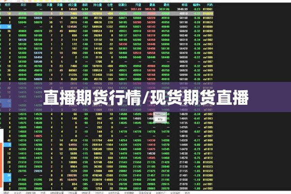 直播期货行情/现货期货直播 直播期货行情/现货期货直播