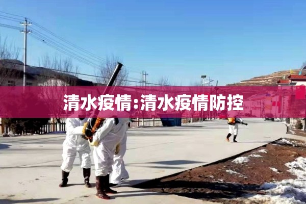 清水疫情:清水疫情防控