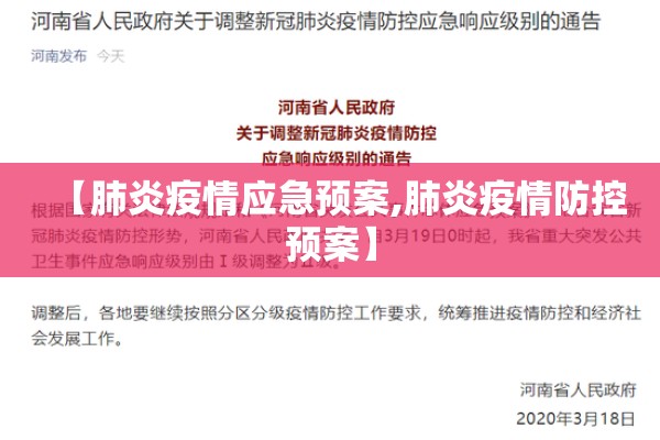 【肺炎疫情应急预案,肺炎疫情防控预案】 【肺炎疫情应急预案,肺炎疫情防控预案】