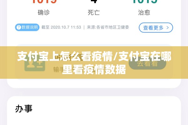 支付宝上怎么看疫情/支付宝在哪里看疫情数据