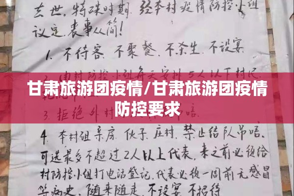 甘肃旅游团疫情/甘肃旅游团疫情防控要求