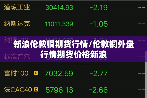 新浪伦敦铜期货行情/伦敦铜外盘行情期货价格新浪 新浪伦敦铜期货行情/伦敦铜外盘行情期货价格新浪