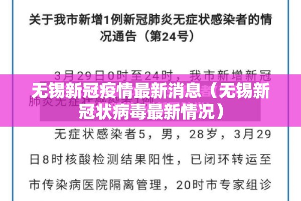 无锡新冠疫情最新消息(无锡新冠状病毒最新情况) 无锡新冠疫情最新消息(无锡新冠状病毒最新情况)