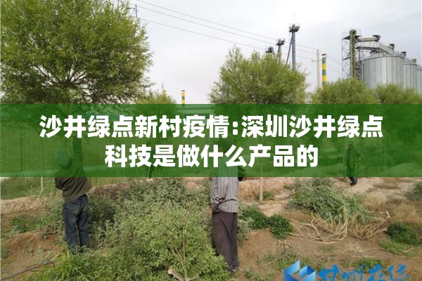 沙井绿点新村疫情:深圳沙井绿点科技是做什么产品的