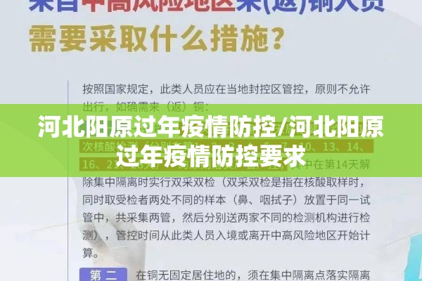 河北阳原过年疫情防控/河北阳原过年疫情防控要求 河北阳原过年疫情防控/河北阳原过年疫情防控要求