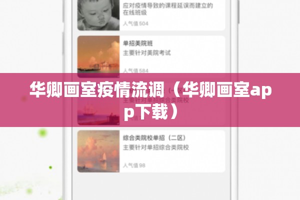 华卿画室疫情流调(华卿画室app下载) 华卿画室疫情流调(华卿画室app下载)