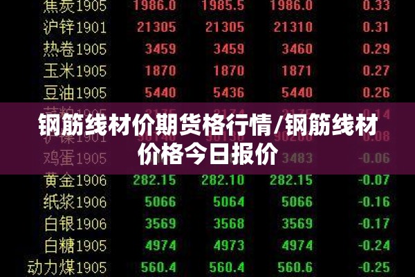钢筋线材价期货格行情/钢筋线材价格今日报价 钢筋线材价期货格行情/钢筋线材价格今日报价