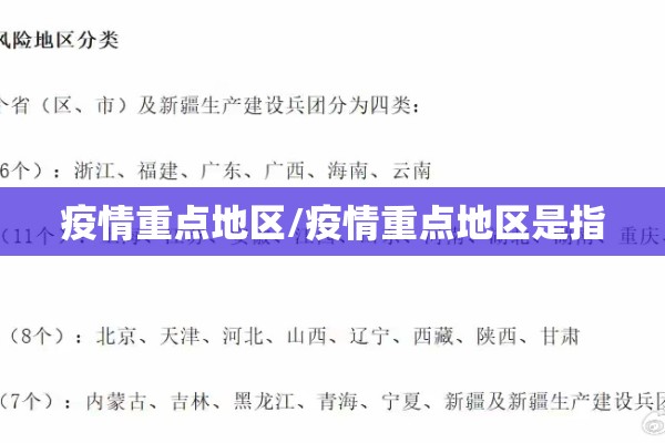 疫情重点地区/疫情重点地区是指 疫情重点地区/疫情重点地区是指