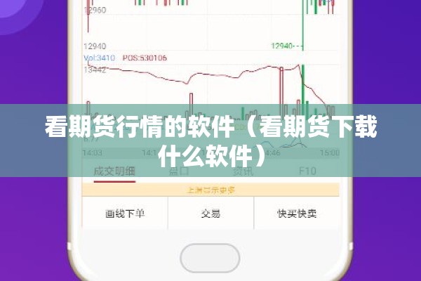 看期货行情的软件（看期货下载什么软件）