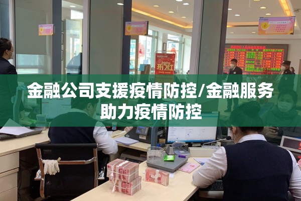 金融公司支援疫情防控/金融服务助力疫情防控
