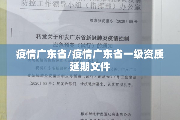 疫情广东省/疫情广东省一级资质延期文件 疫情广东省/疫情广东省一级资质延期文件
