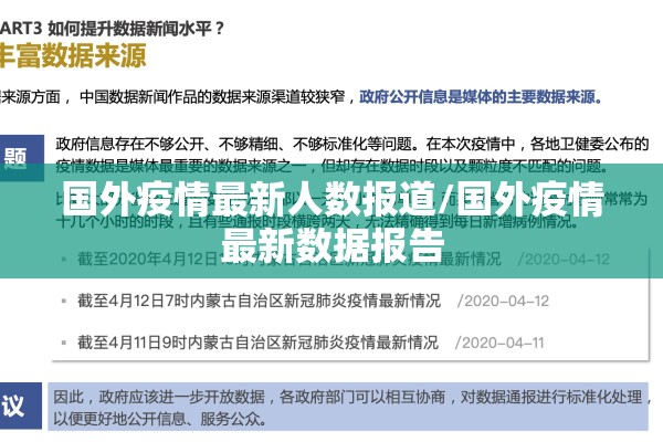 国外疫情最新人数报道/国外疫情最新数据报告 国外疫情最新人数报道/国外疫情最新数据报告