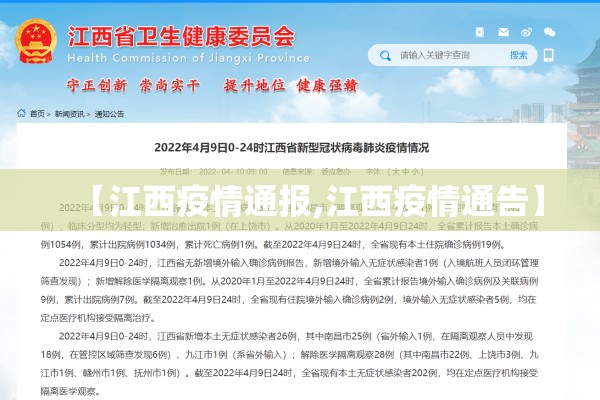 【江西疫情通报,江西疫情通告】 【江西疫情通报,江西疫情通告】
