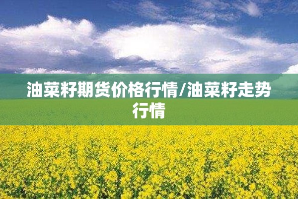 油菜籽期货价格行情/油菜籽走势行情