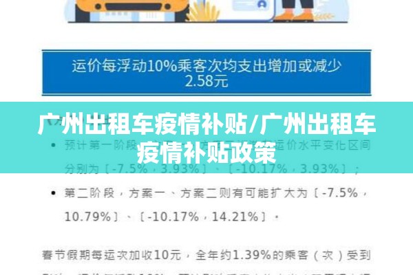 广州出租车疫情补贴/广州出租车疫情补贴政策 广州出租车疫情补贴/广州出租车疫情补贴政策