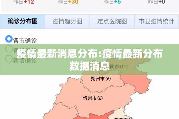 疫情最新消息分布:疫情最新分布数据消息