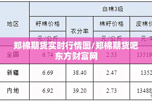 郑棉期货实时行情图/郑棉期货吧东方财富网