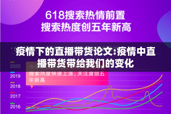 疫情下的直播带货论文:疫情中直播带货带给我们的变化 疫情下的直播带货论文:疫情中直播带货带给我们的变化