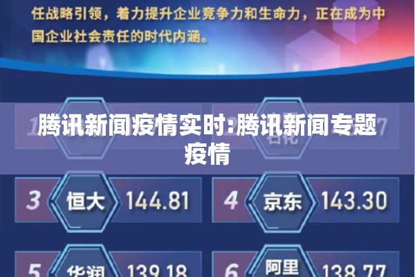 腾讯新闻疫情实时:腾讯新闻专题疫情 腾讯新闻疫情实时:腾讯新闻专题疫情