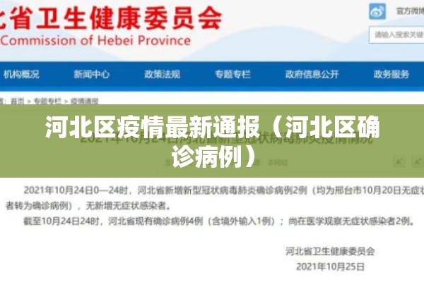 河北区疫情最新通报（河北区确诊病例）