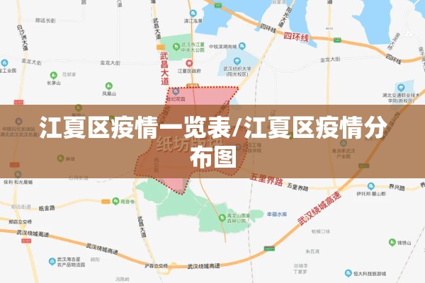江夏区疫情一览表/江夏区疫情分布图