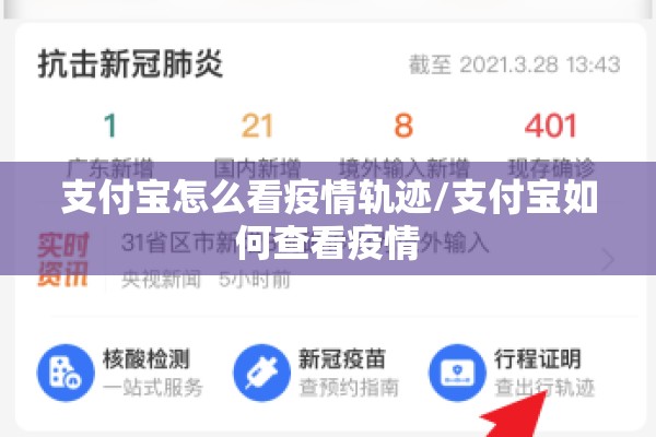 支付宝怎么看疫情轨迹/支付宝如何查看疫情