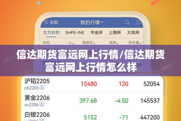 信达期货富远网上行情/信达期货富远网上行情怎么样
