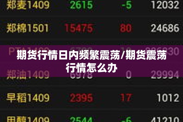 期货行情日内频繁震荡/期货震荡行情怎么办