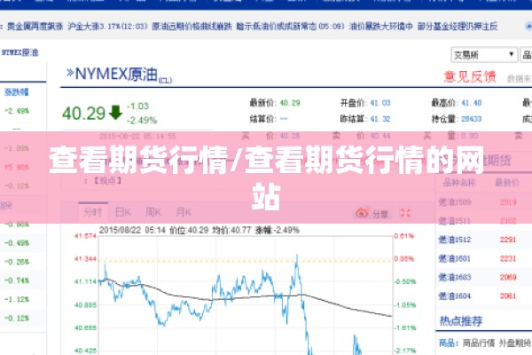 查看期货行情/查看期货行情的网站