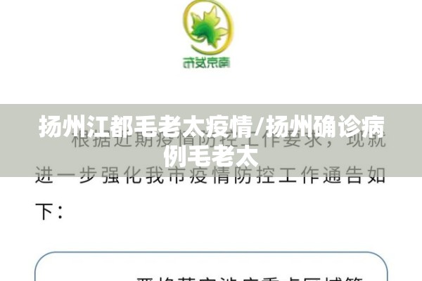 扬州江都毛老太疫情/扬州确诊病例毛老太